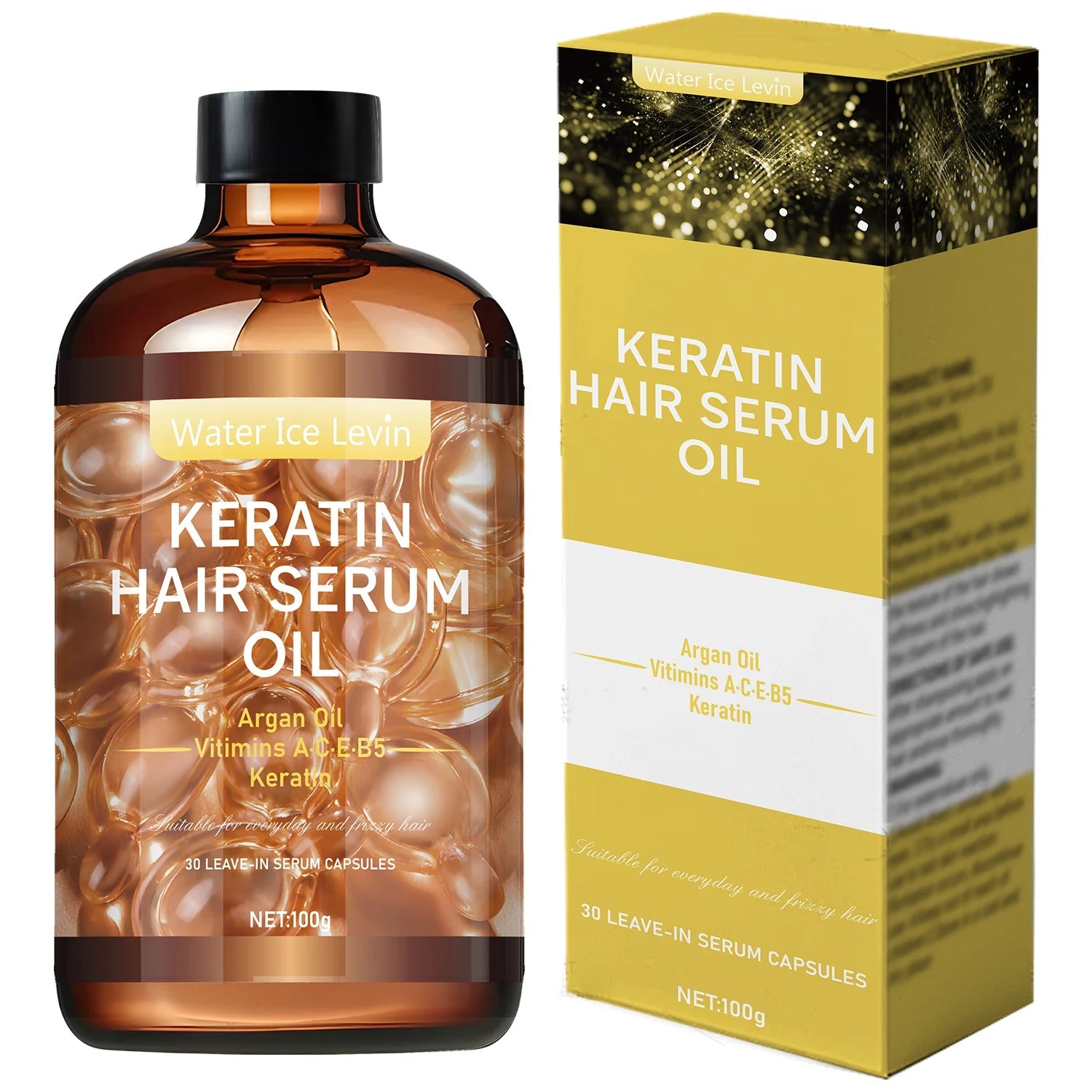 Hair Care Essential Oil, Repairs Hair Roots and Fills Cuticles and Pores, Deeply Nourishes and Locks in Moisture, Moisturizes Dry Hair Halalzen