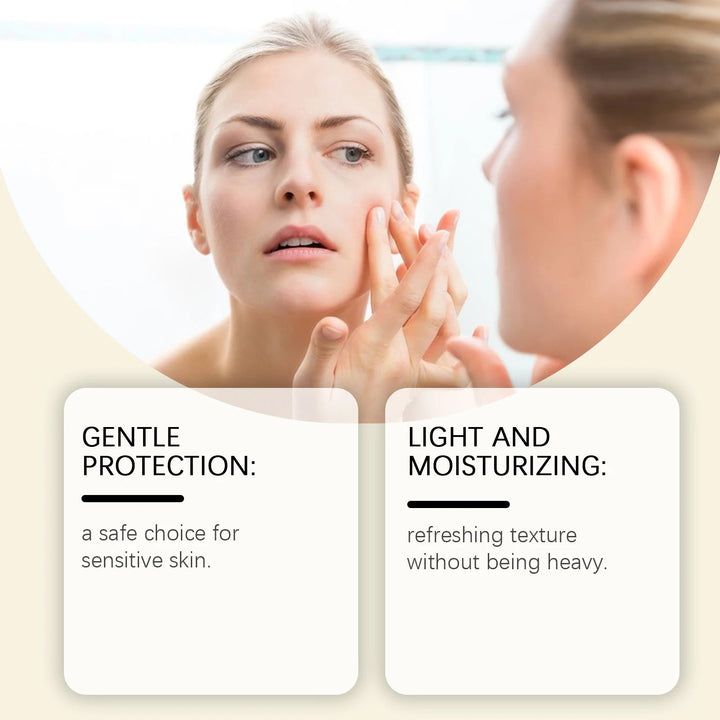 Tallow Brightening Sunscreen Spf30+ Anti Sunburn UV Long-Lasting Sun Protection Waterproof Moisturizing Face Sunscreen Product Halalzen
