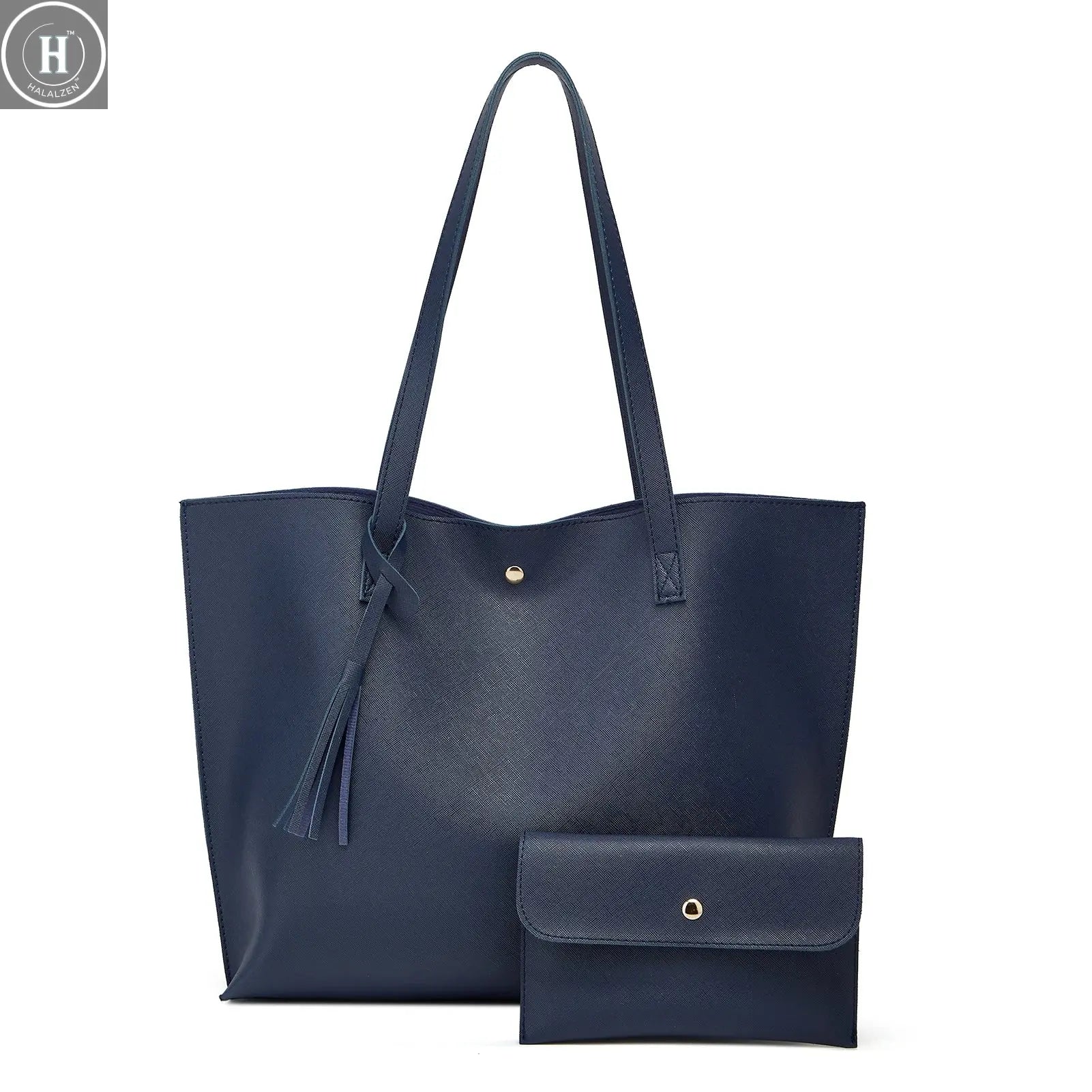 High-capacity ladies business tote bag new fashion handbag cross-border trend ladies shoulder bag large document bag HALALZEN