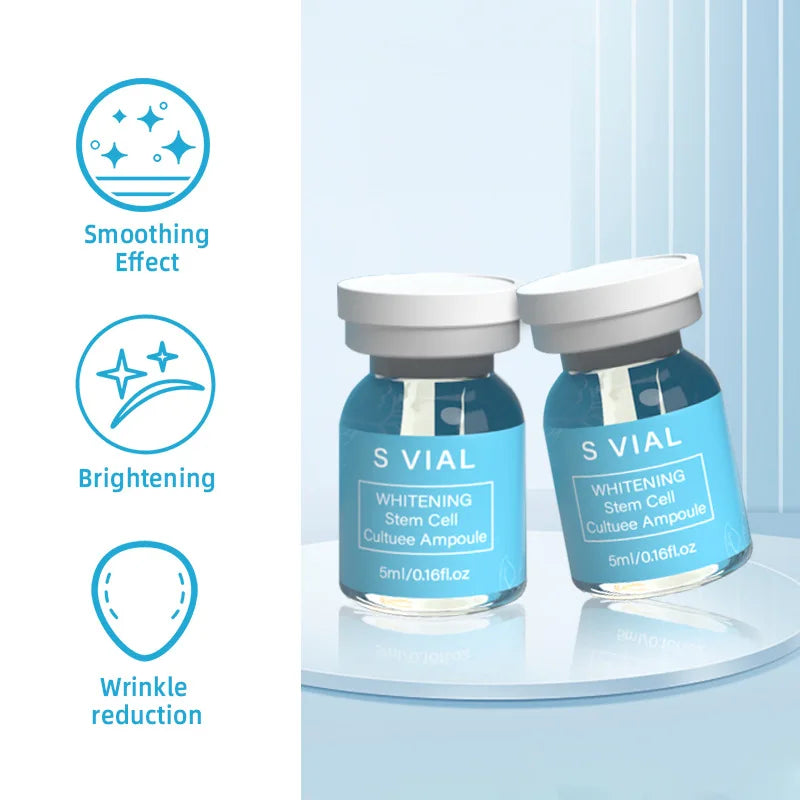 10pcs Salmon DNA PDRN Ampoule Skin Booster Serum Kit Facial Skin Whitening Moisturizing For 0.3mm Microneedle Serum