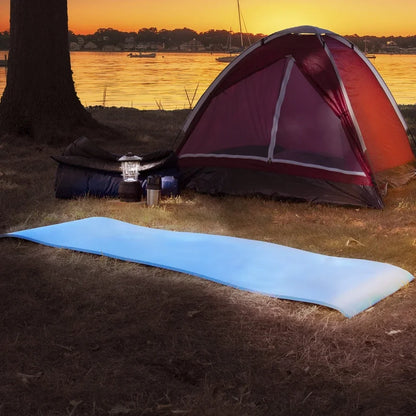 Lightweight Foam Sleeping Pad with Carry Strap Non-Slip Design Perfect Camping Hiking Backpacking Yoga Outdoor Use
