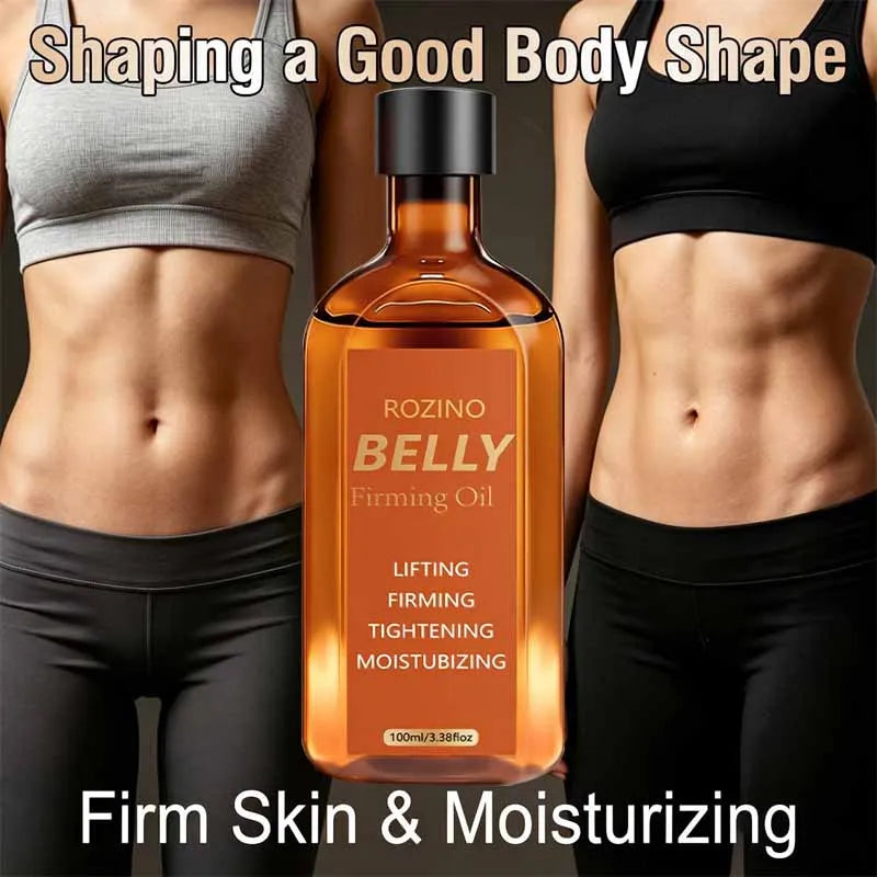 100ml Abdominal Lifting and Firming Care Oil, Quickly Absorbed in 5 Minutes, Smoothes the Abdomen, Natural Ingredients, Hypoallergenic, Deeply Moisturizes and Hydrates, Solves Problems Such as Sagging, Dryness, and Wrinkles o