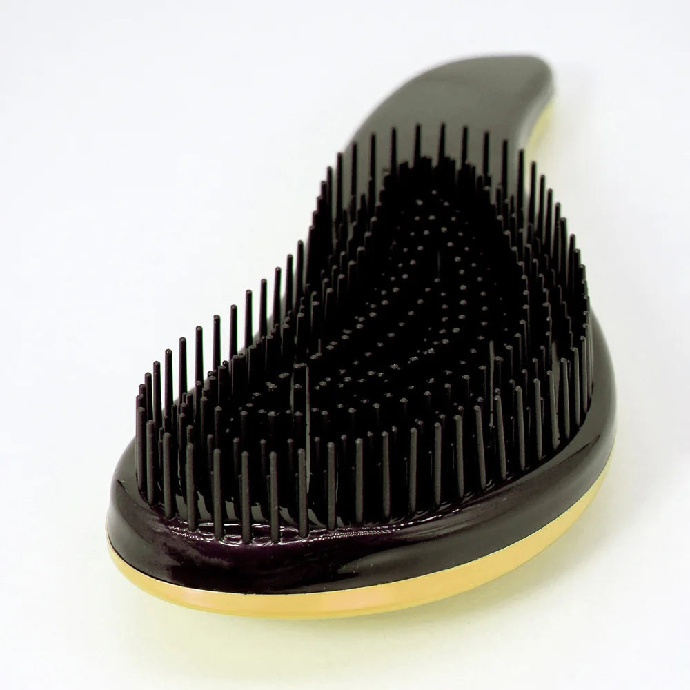 1pc Personalised Custom Mini Magic Detangling Comb Anti-static Massage Tangle Detangle Hairbrush Comb Barber Hair Styling Tool