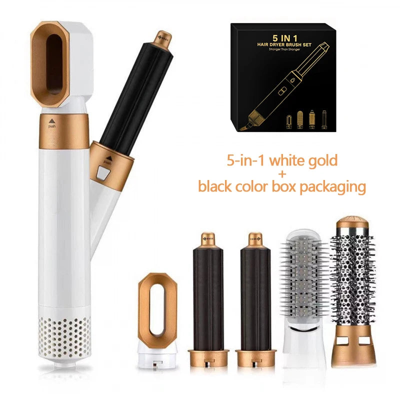 Professional 5 in 1 Hair Dryer Hot Air Comb Curler For Dyson Airwrap Hair Dryer Styling Tool Hair Straightener Hairdressing Tool