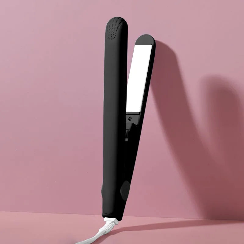 Pink Ceramic Flat Iron Hair Straightener For Smooth Finish Ceramic Floating Plates Quick Heat Up Pro Salon Curler Hair Wand Halalzen