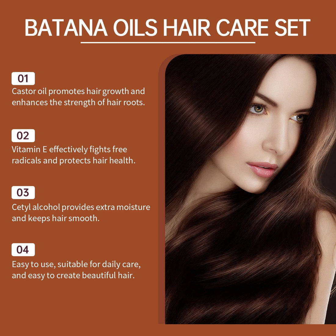 Eelhoe Batana Oil Hair Care Series Oil Control Moisturizing Smoothing Deep Cleaning Pure Plant Treatment Hair Growth Shampoo Set Halalzen