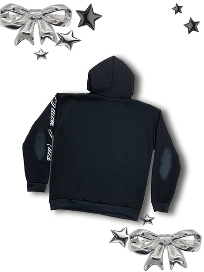 European and American autumn and winter long sleeved hooded sweatshirt, punk printed jacket, y2k street trend ins