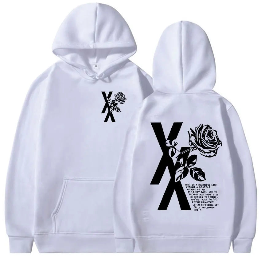 Rapper Mgk Lost Tour 2025 Print Hoodie Men Women Casual Autumn/Winter Fashion Sweatshirt Fleece Clothing Oversized Retro Hooded