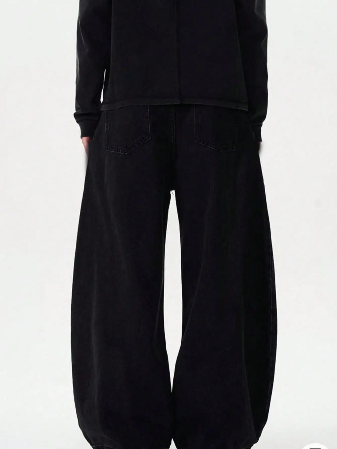 High Streets Summer Men's Jeans New American Wide Leg Curved Knife Denim Pants Loose Solid Color Male Trendy Trousers