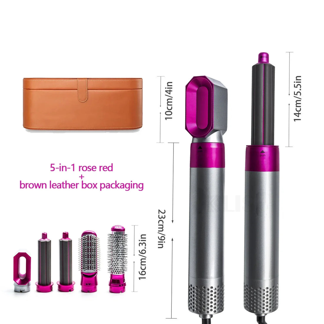 Professional 5 in 1 Hair Dryer Hot Air Comb Curler For Dyson Airwrap Hair Dryer Styling Tool Hair Straightener Hairdressing Tool