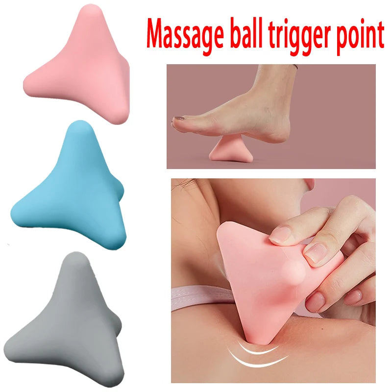 1PCS TPE Massage Ball Trigger Point Spine Back Neck Scapula Foot Massage Ball Yoga Relaxation Meridian Fitness Ball AMQ08