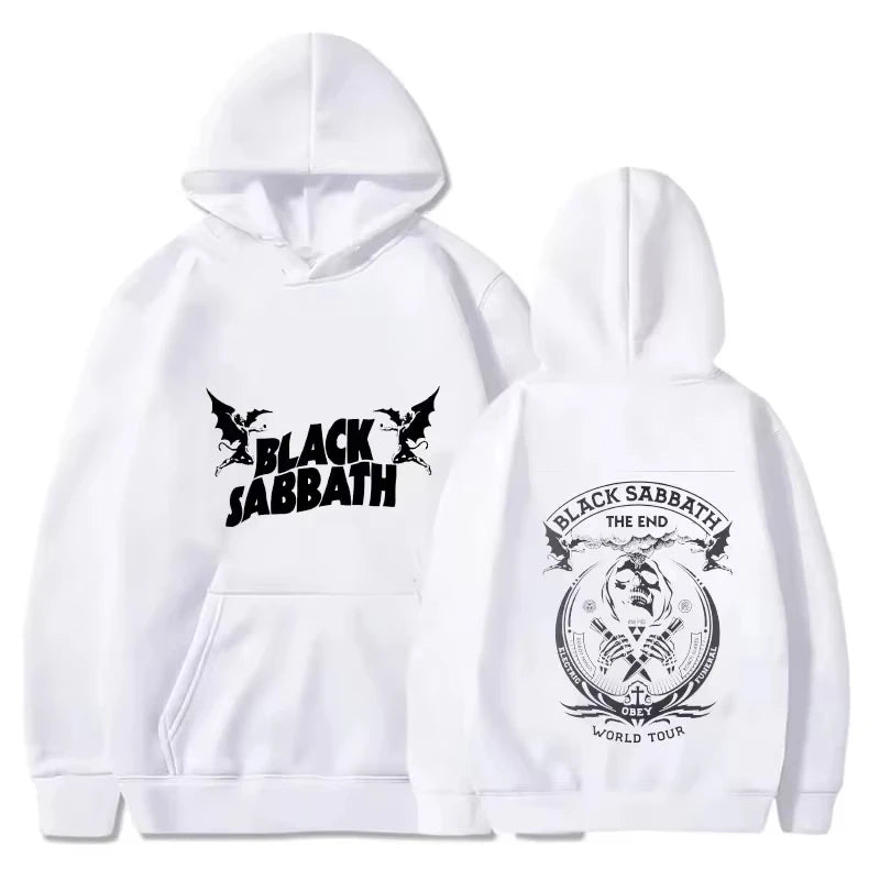 2025 Fall Hoodie Sabbath Men's Vintage Rock Women's Casual Print Heavy Metal Band Album Concert Sabbath Music Black Sabbath