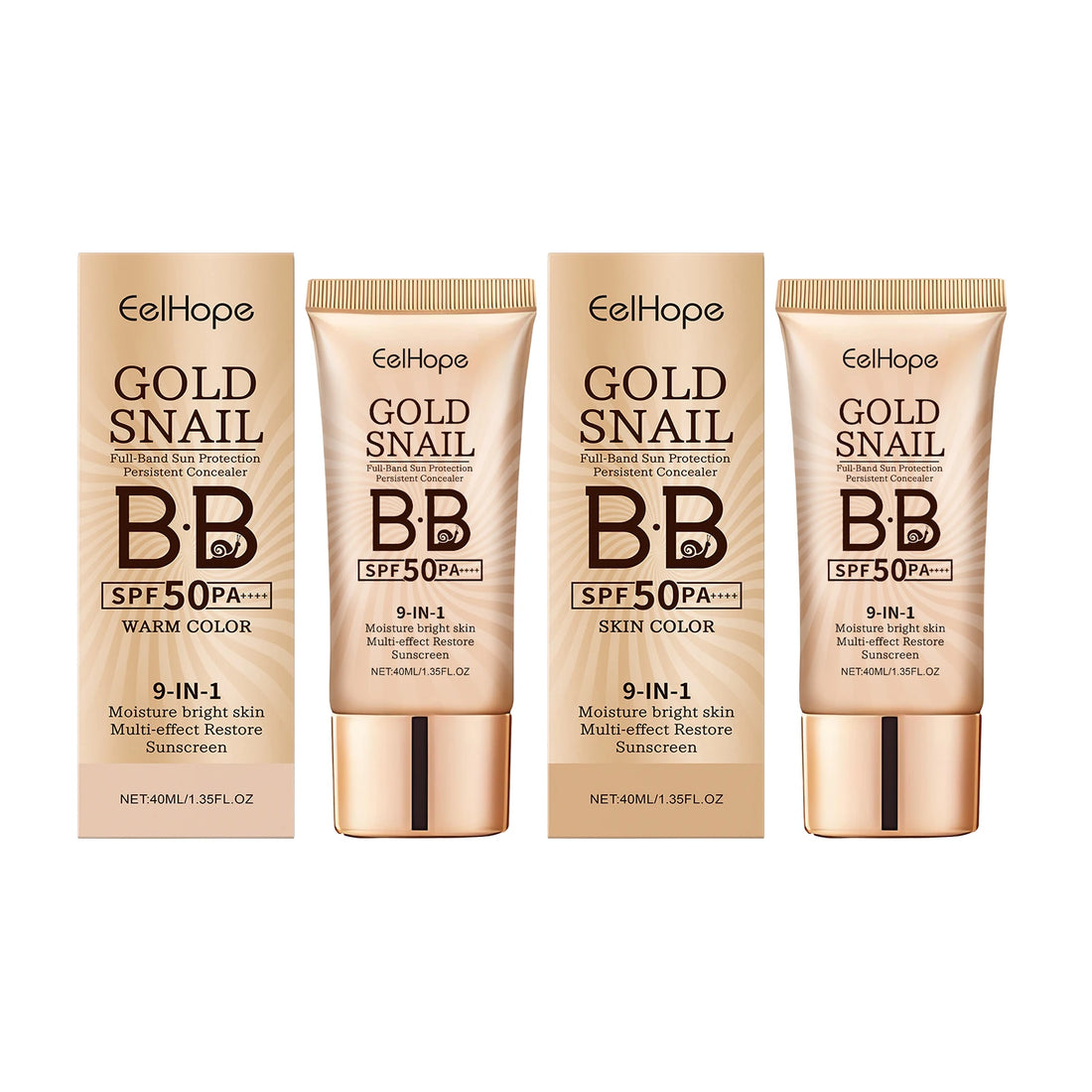 9-in-1 Moisture Bright Skin Multi-effect Restore Sunscreen Foundation Cream Long Lasting Moisturizing Concealer Natural Fit Skin