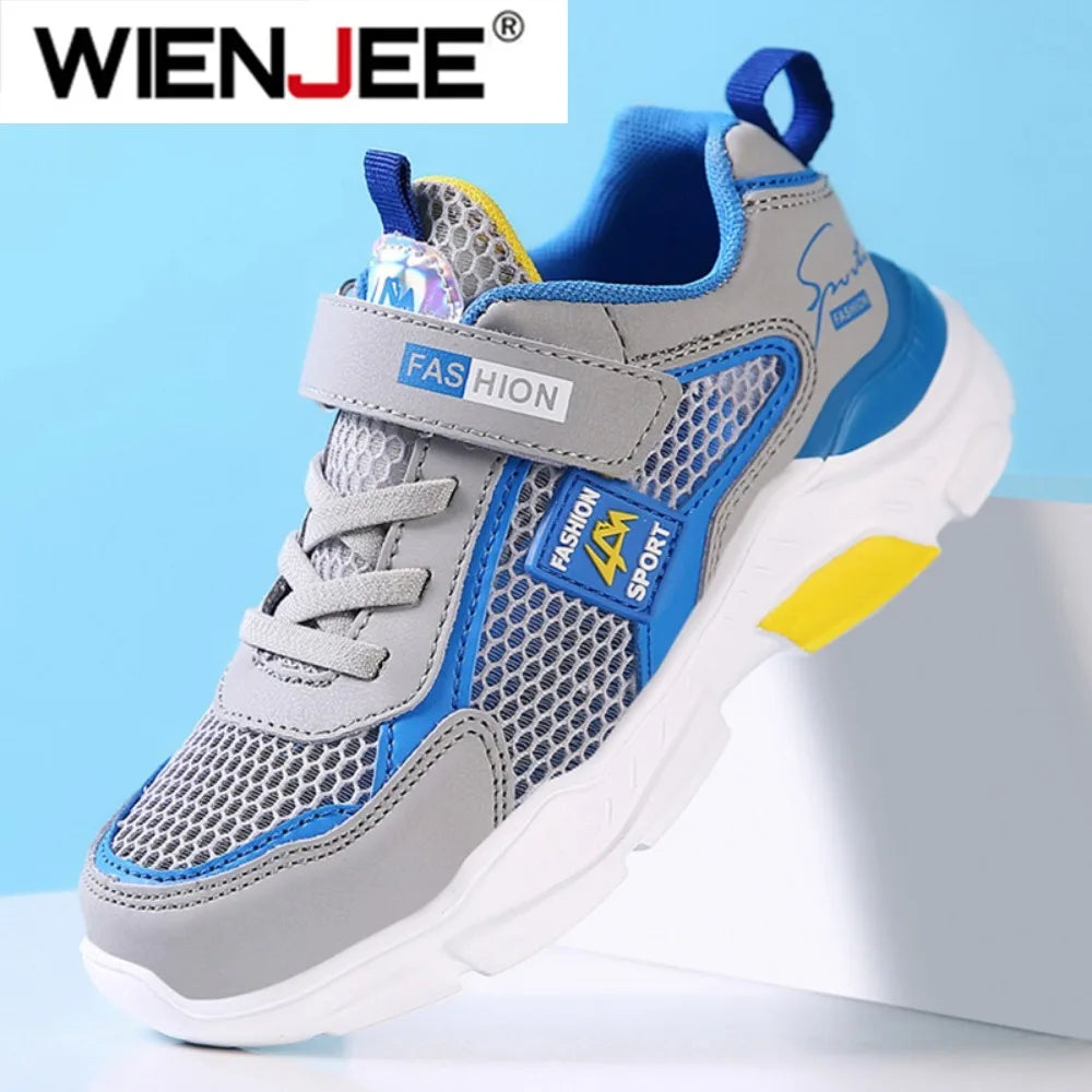Summer Single Net Breathable Boys Sport Shoes Children Sneakers Rubber Leisure Trainers Casual Kids Sneakers