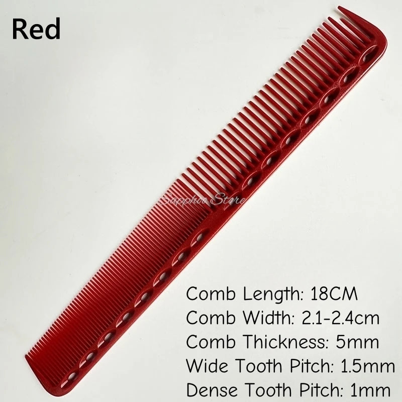 1PC 18cm Professional Hairdressing Haircut Comb Double Headed Anti Static High Temperature Resistance Salon Hair Styling Tools