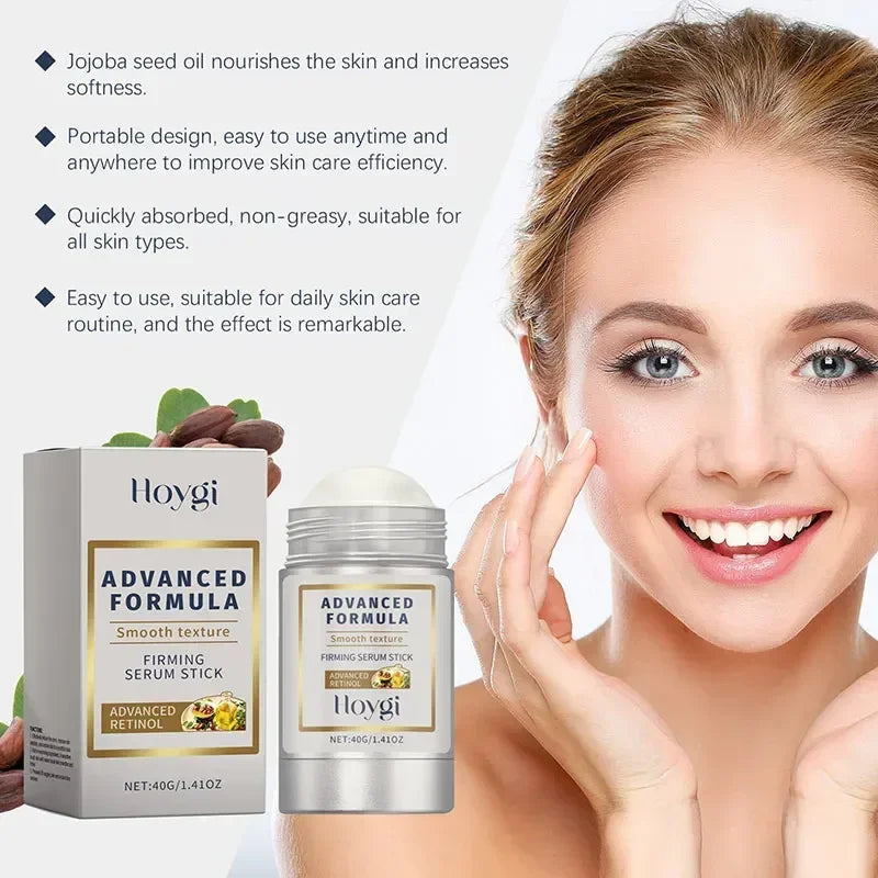 Retinol Hyaluronic Acid Stick Anti Wrinkle Tighten Pores Firming Lifting Plump Skin 24H Moisturizing Anti Aging Korean Care Balm Halalzen