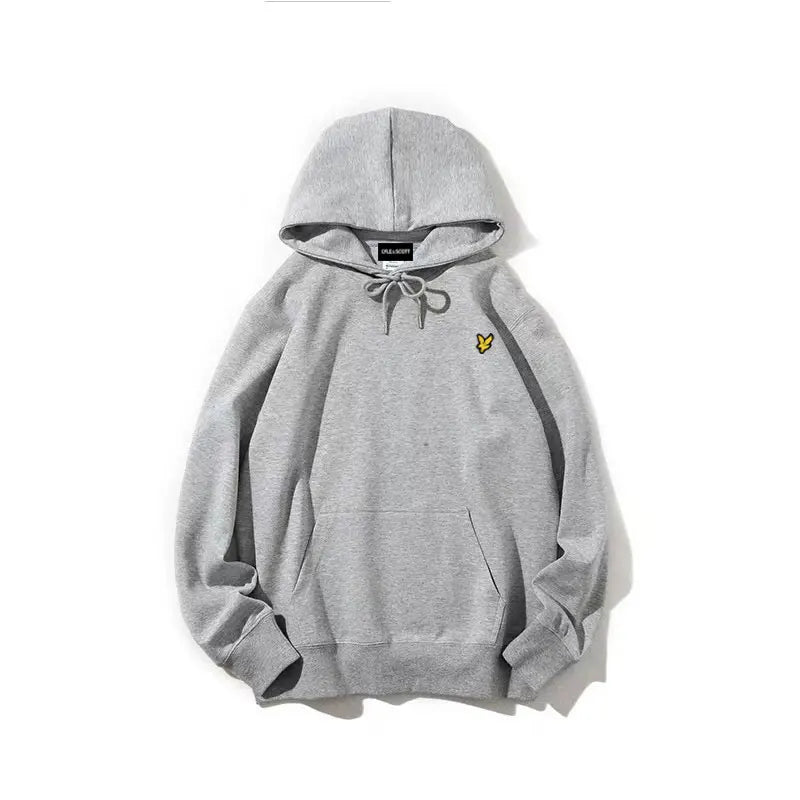 LYLE Cotton Sports Hoodie High quality Autumn Winter 2025 Eagle Logo Embroidery Daily Leisure Brand Sweatshirt for Men And Women