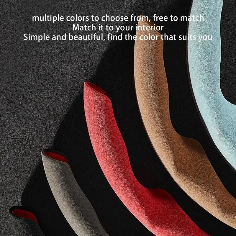 For Tesla Model 3/Y Steering Wheel Cover Leather Steering Wrap Ultra-thin Sweat-absorbent Steering Wheel Protion case for tesla