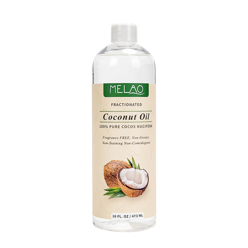 473ml Cold-Pressed Coconut Pure Essential Oil Skin Care Hair Care Soap Making DIY Making Massage Moisturize Aromatherapy