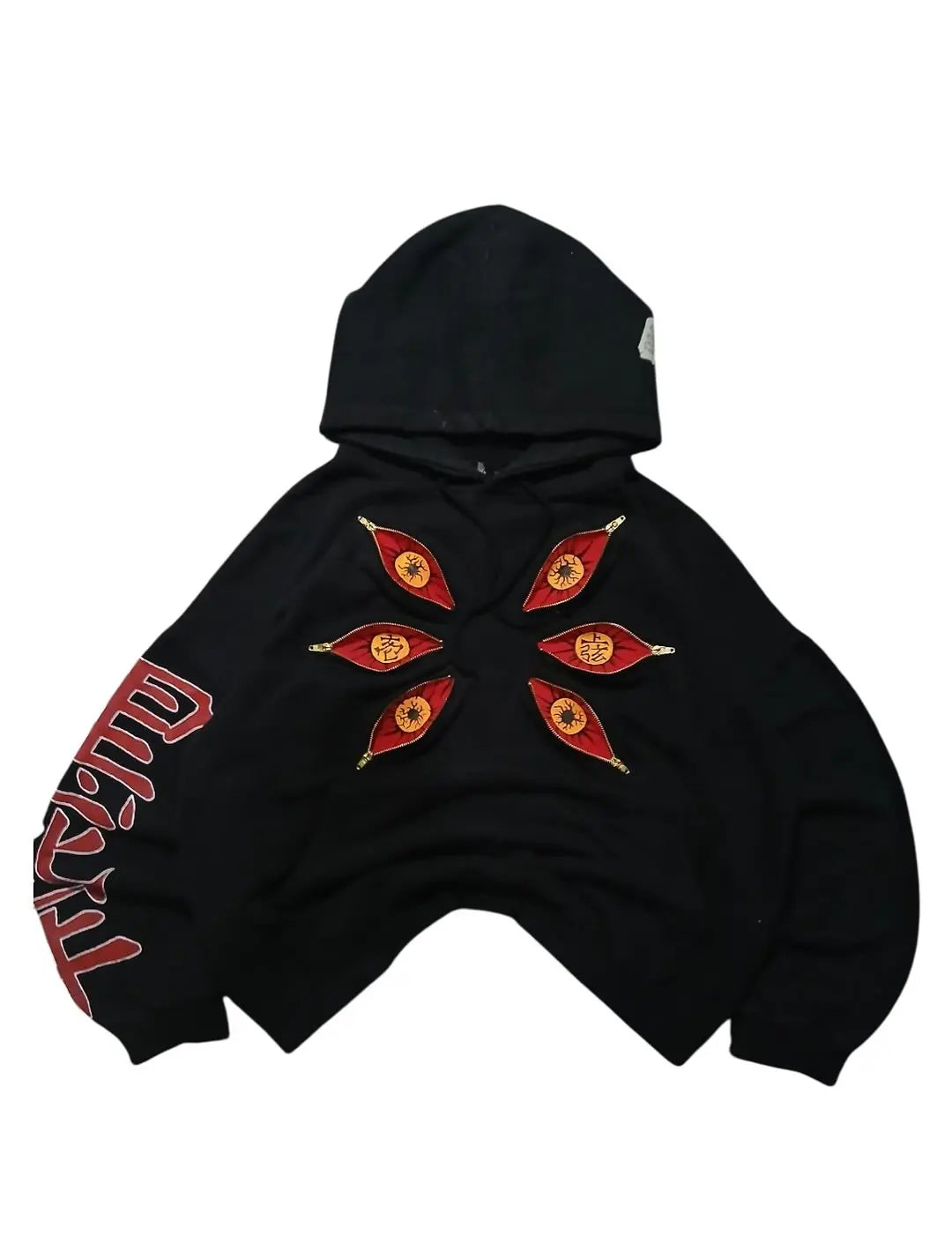 Multi Zipper Cool Design Sweatshirts Punk Street Demon Slayer Hoodies Y2k Street Plus Size Casual Fashion Couples Anime Hoodie
