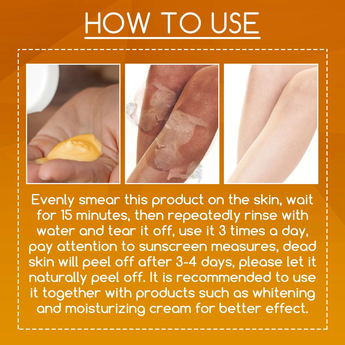 Yellow Peeling Oil Bleaching Face Body Dark Skin Brighten Whiten Lotion Hand Foot Dead Skin Peel Exfoliate Nourish New Skin Tone