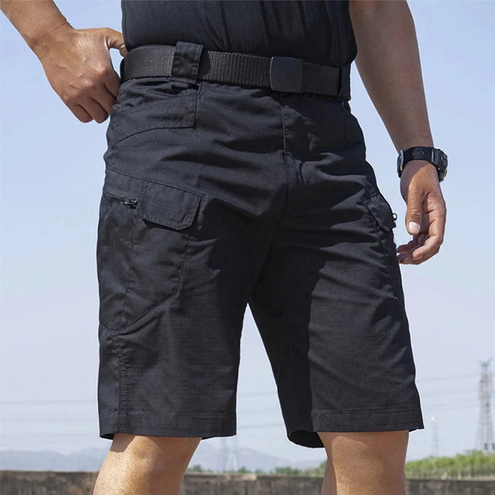 Outdoor Multi-Pocket Shorts Mens Summer Tactical Casual Shorts Waterproof Quick-dry Combat Pants Lightweight Training Shorts HALALZEN