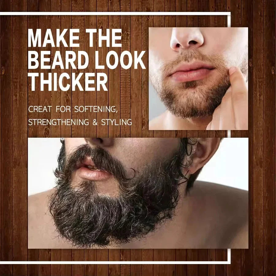 High Quality Fast Beard Growth Serum For Men Promote Beard Regrowth Thicker Longer Fuller Anti Hair Loss Essential Oil Hair Care