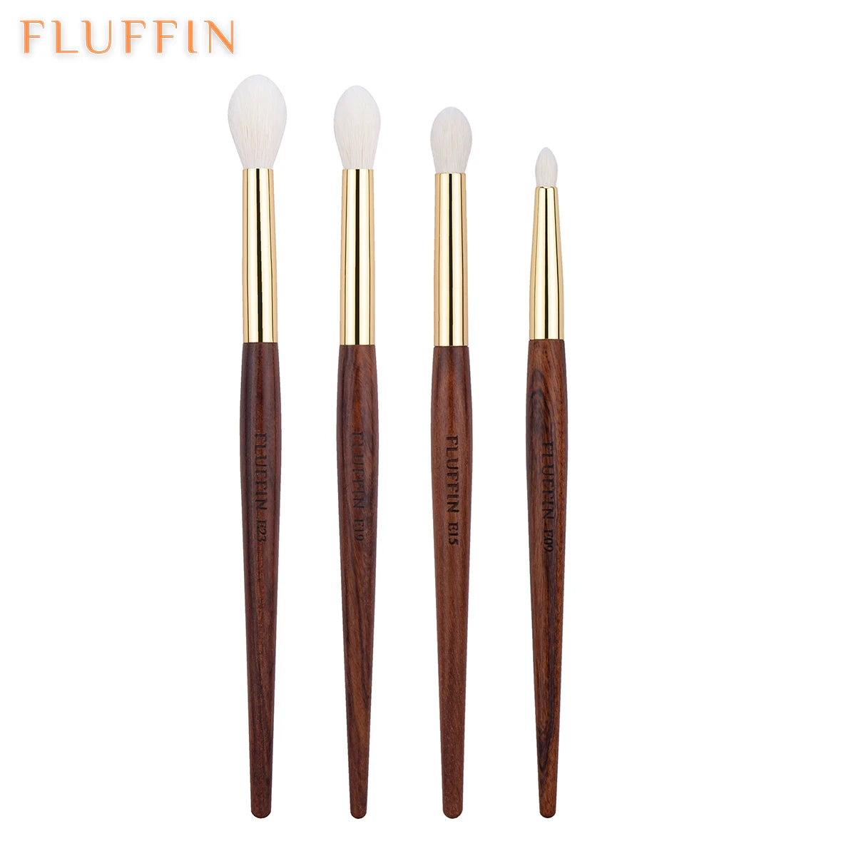 Eyeshadow Crease Brush Goat Hair Flame Nose Shadow Eye Shadow Blending Crease Makeup Brush Copper Rosewood High End Makeup Tool