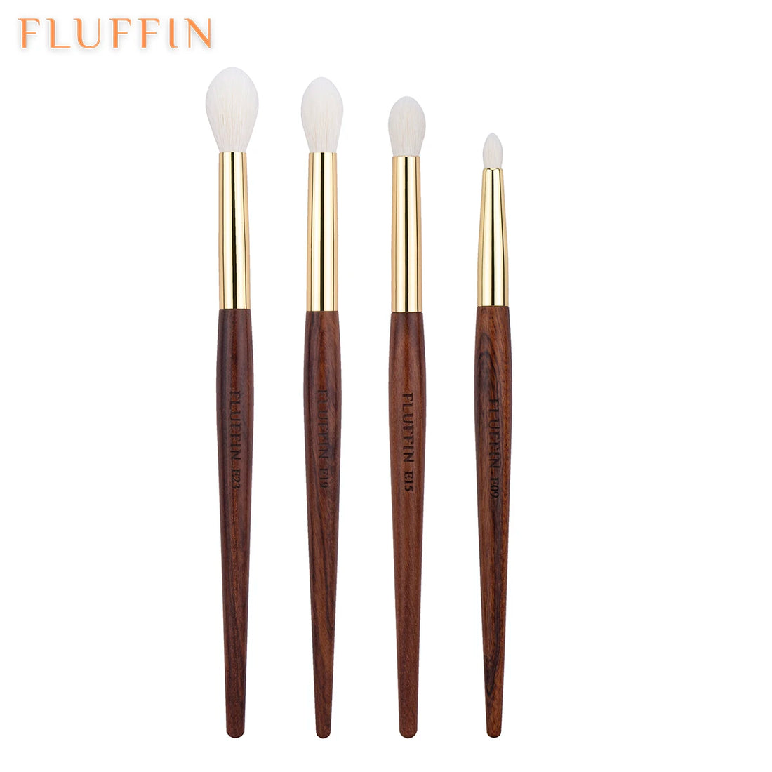 Eyeshadow Crease Brush Goat Hair Flame Nose Shadow Eye Shadow Blending Crease Makeup Brush Copper Rosewood High End Makeup Tool
