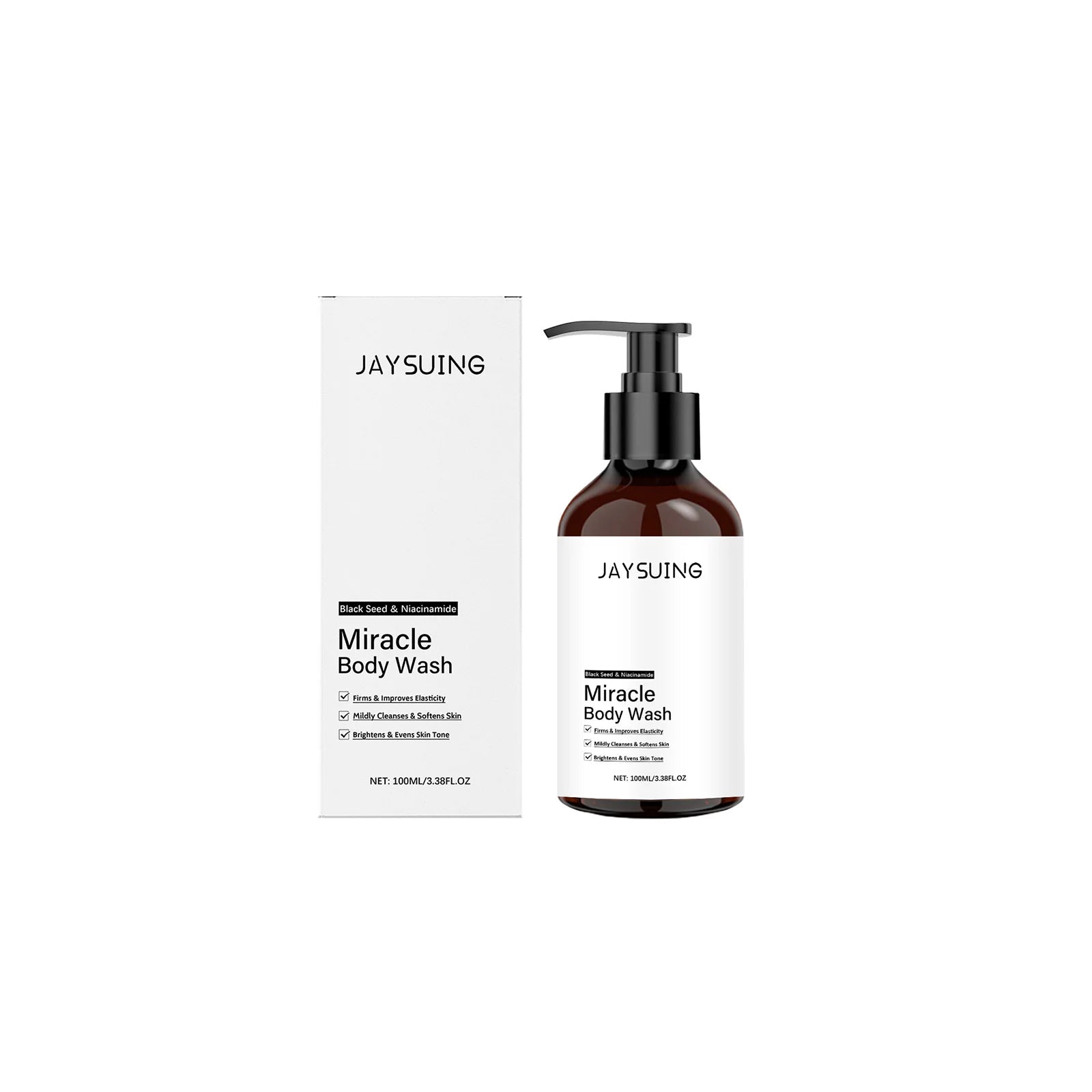 Niacinamide Shower Gel White Skin Smoothing Daily Cleansing Remove Dirt Rich Foam Lasting Hydrate Refresh Body Wash Skin Care Halalzen