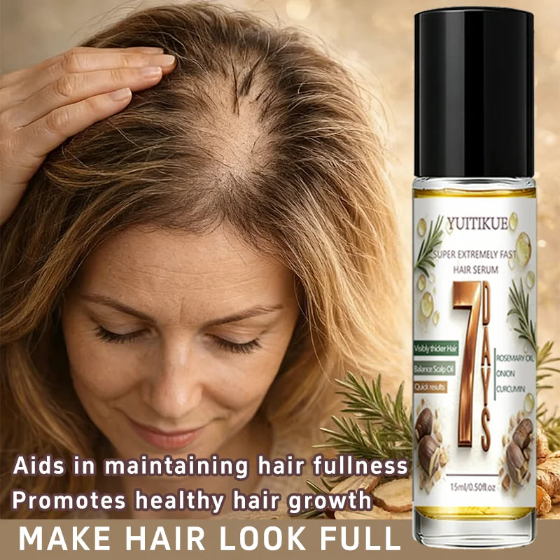 YUITIKUE Hair Strengthening Serum - Scalp Nourishing, Breakage Reducing Formula For Healthy, Silky Hair, 15ml