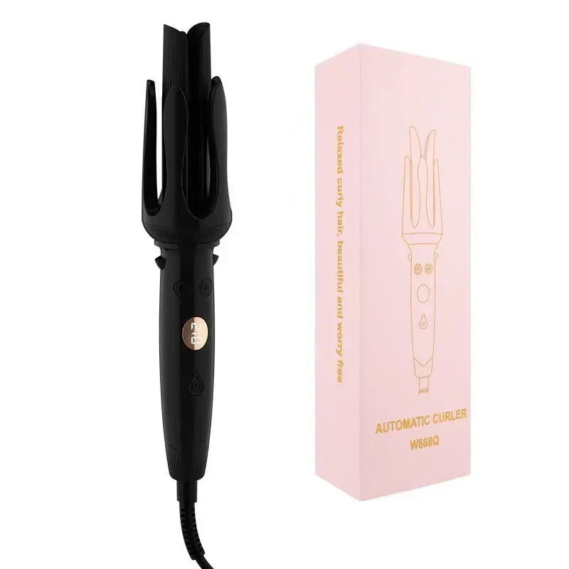 Advanced Hair Curling Iron New Hair Curler with LED Display Anti-Tangle & Auto-Off Protable Curling Wand for Home and Travel Use Halalzen