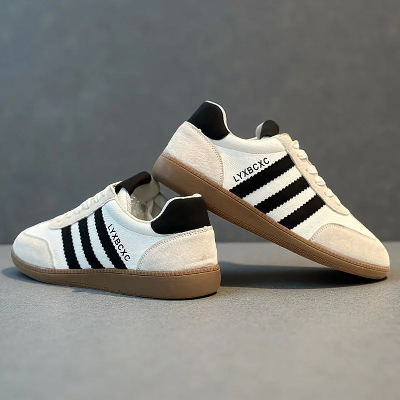 Hot Selling Leather Shoes Running Men Casual Skate Shoes Sneakers Summer Trainers Board Shoes Free Shipping 2025 New Breathable