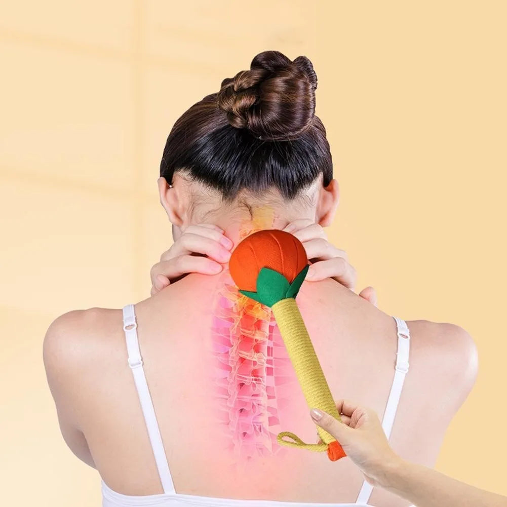 Back Knock Massage Tool Wormwood Mugwort Herbal Medicine Filling Hammer Massager Fitness Stress Relax Body Health Care Tools