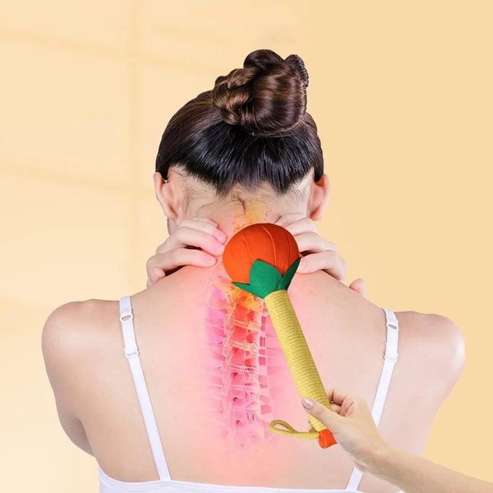 Back Knock Massage Tool Wormwood Mugwort Herbal Medicine Filling Hammer Massager Fitness Stress Relax Body Health Care Tools