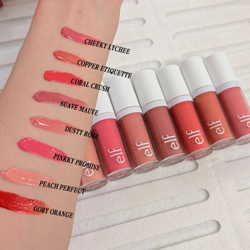Elf Liquid BlushBlush Balm with Color Moist Texture No-makeup Makeup Look Sheer Natural Lip Balm Primer Moisturizing Essence
