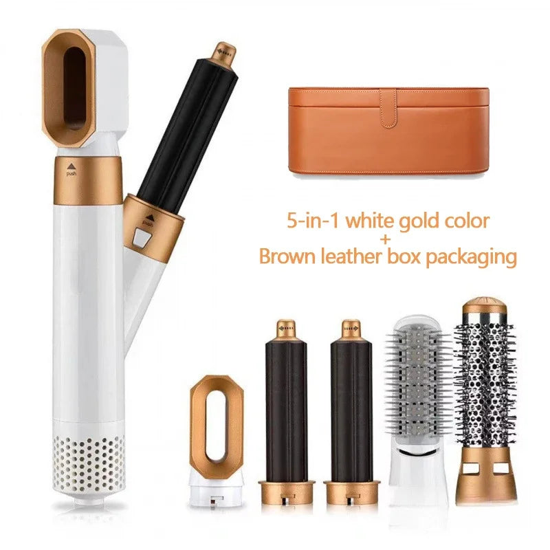 Professional 5 in 1 Hair Dryer Hot Air Comb Curler For Dyson Airwrap Hair Dryer Styling Tool Hair Straightener Hairdressing Tool