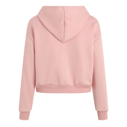Hoodies Y2k Women Casual Fashion Solid Color Zipper Cropped Sweatshirt Jacket Cropped Zipper Sweatshirt Moletons Femininos