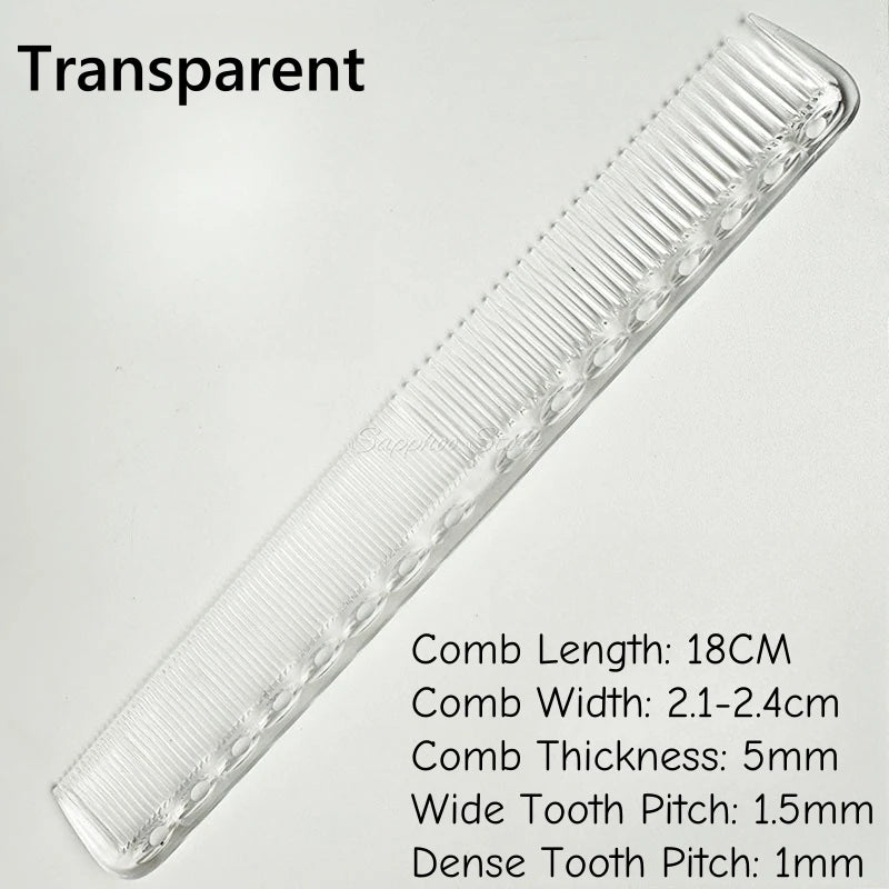 1PC 18cm Professional Hairdressing Haircut Comb Double Headed Anti Static High Temperature Resistance Salon Hair Styling Tools