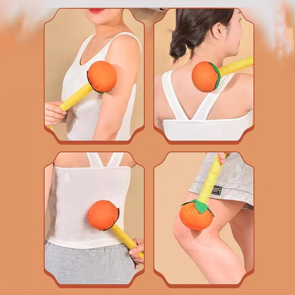 Back Knock Massage Tool Wormwood Mugwort Herbal Medicine Filling Hammer Massager Fitness Stress Relax Body Health Care Tools