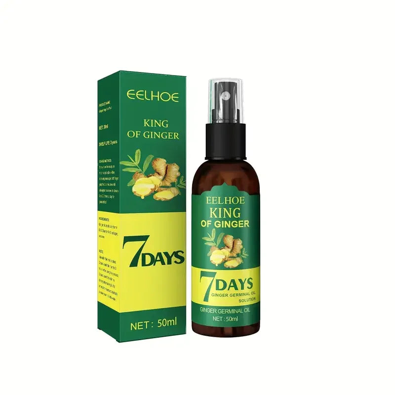1/2/3pcs Ginger Hair Growth Serum Prevent Hair Loss Scalp Treatment Thicker Longer Hair for Accelerate Growth Massage Hair Oil