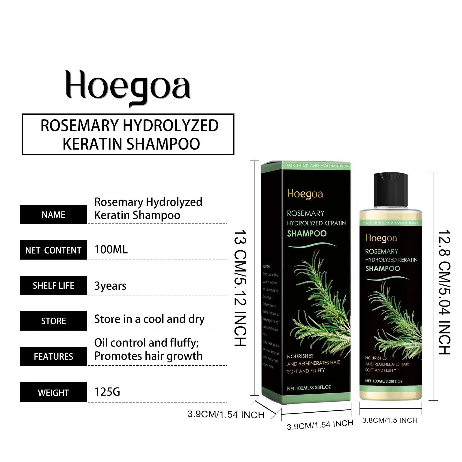 Anti-Frizz Density Shampoo Gentle Rosemary Red Onion Oil Balances Oil Without Over-Drying Smooth Shiny Fluffy Hair Care Shampoo Halalzen