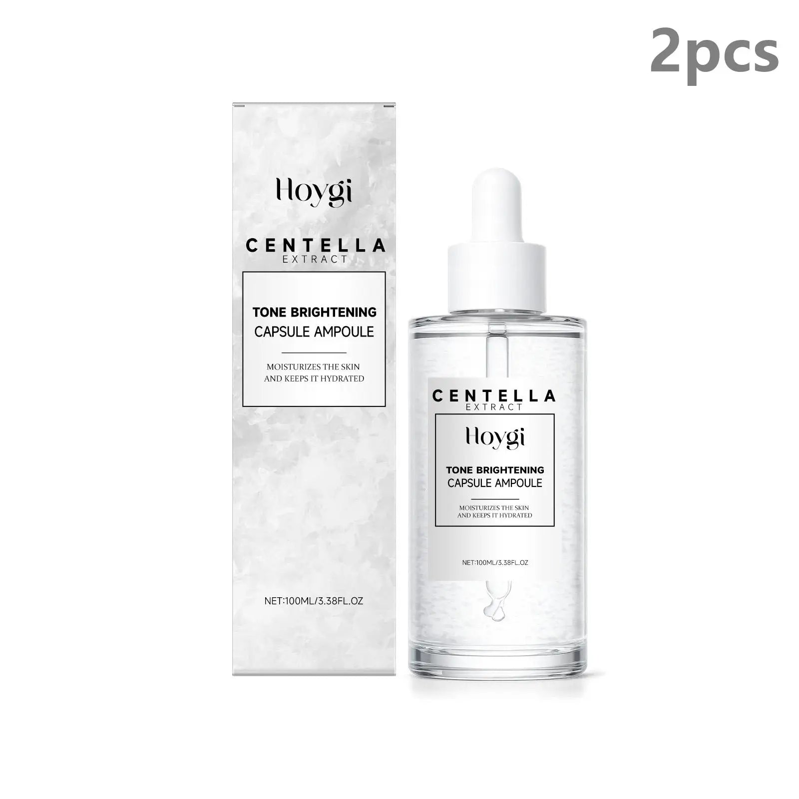 Hoygi Centella Tone Brightening Ampoule Moisturizing Facial Lifting Smooth Skin Soothing Refreshing Nicotinamide Capsule Serum