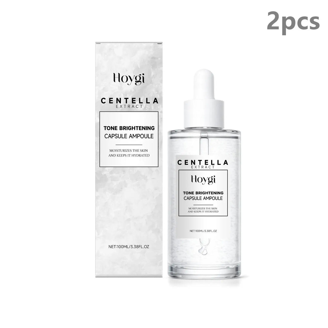 Hoygi Centella Tone Brightening Ampoule Moisturizing Facial Lifting Smooth Skin Soothing Refreshing Nicotinamide Capsule Serum