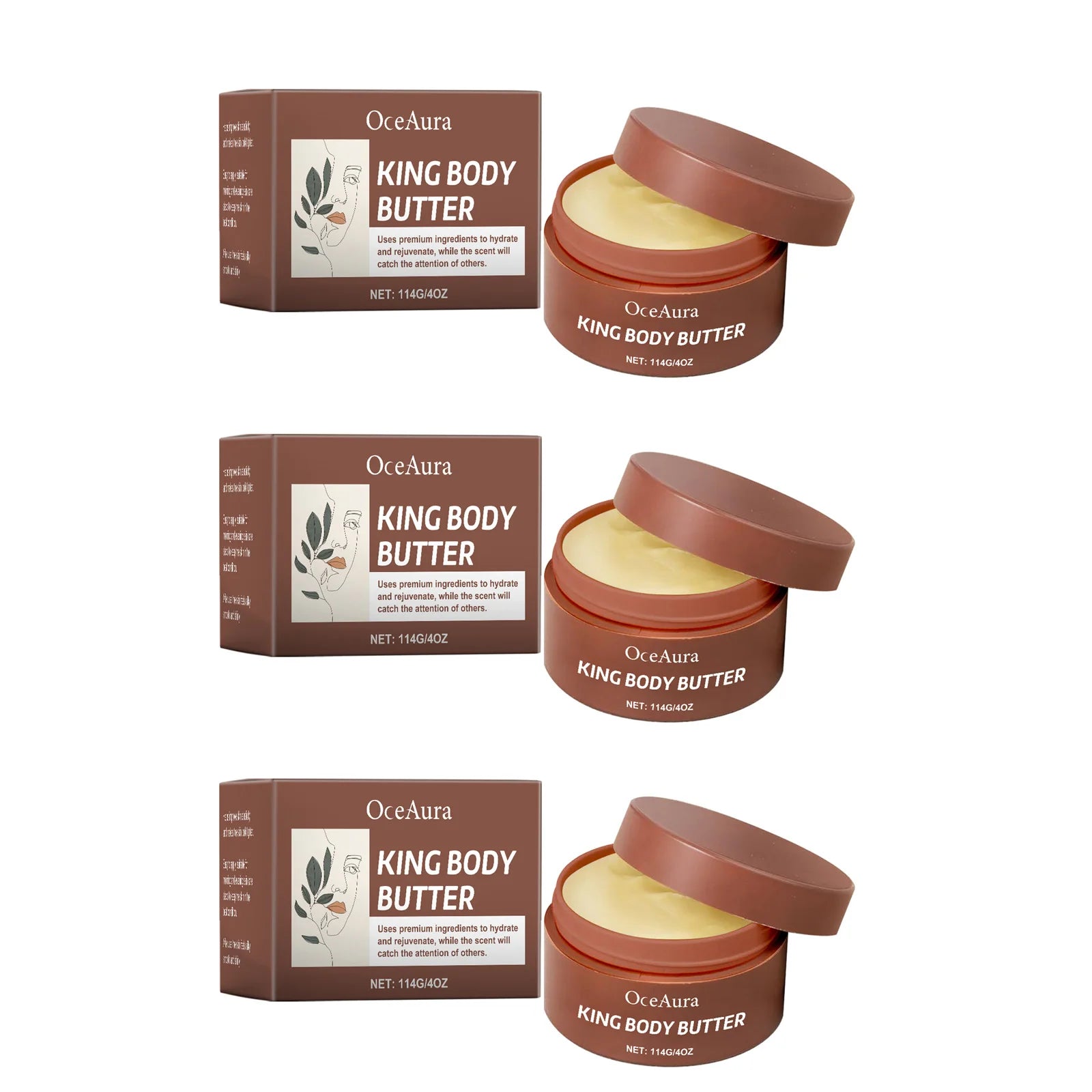 Shea Butter Moisturizing Cream Soft Smooth Skin Care Nourishing Body Butter Intense Hydration for Dry & Rough Skin Body Care