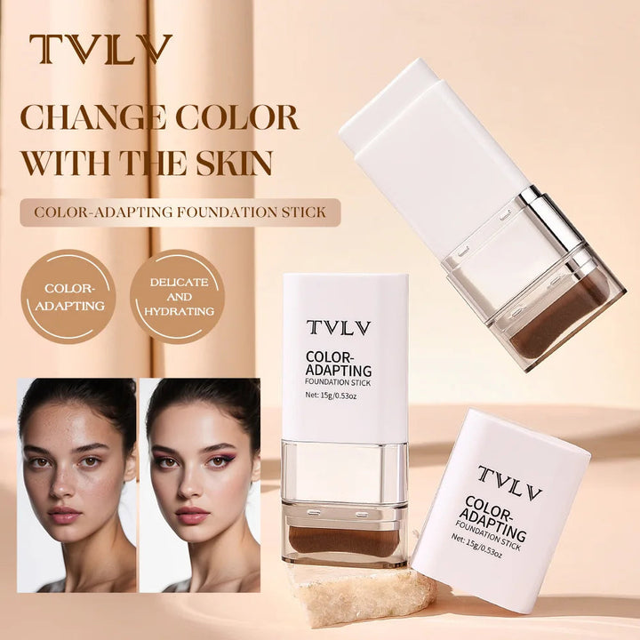 TVLV Color Changing Foundation Smooth Lightweight Hydrating Long Lasting Non-Fading Makeup Halalzen