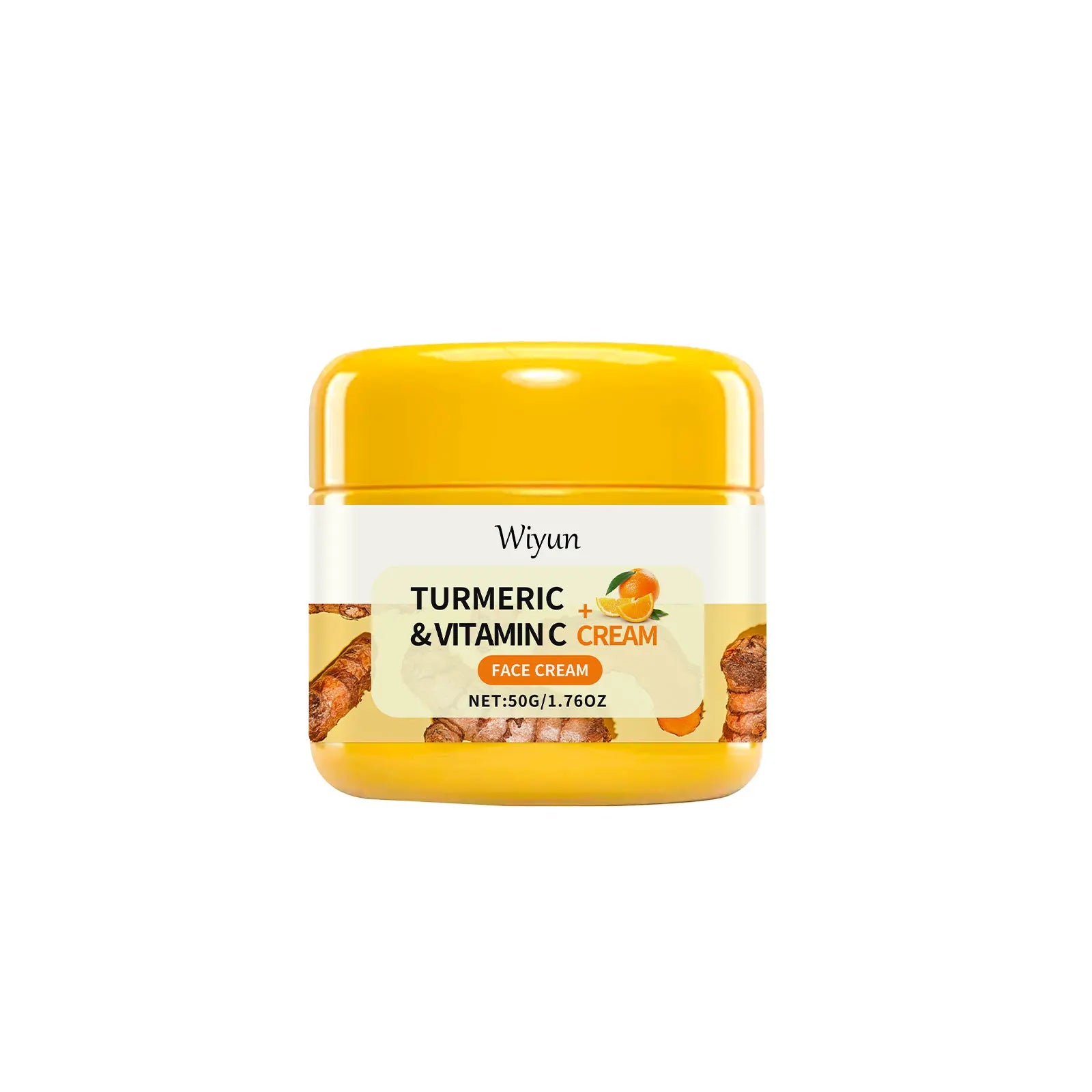 Turmeric Brightening Cream Fade Dark Spots Remove Pigmentation Smooth Fine Lines Lightening Lifting Moisturizing VC Facial Cream