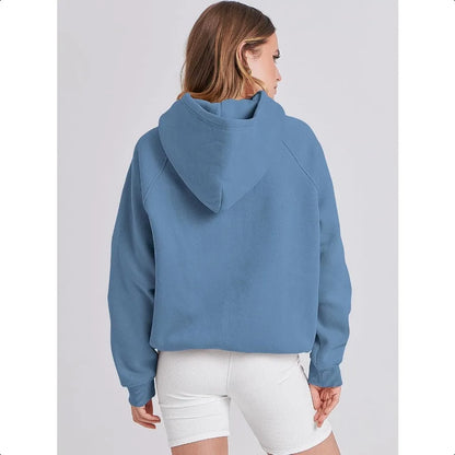 ANRAB Women Hoodies Oversized Fleece Long Sleeve Comfy Casual Basic Pullover Sweatshirts 2025 Fall Outfits Y2K Clothes