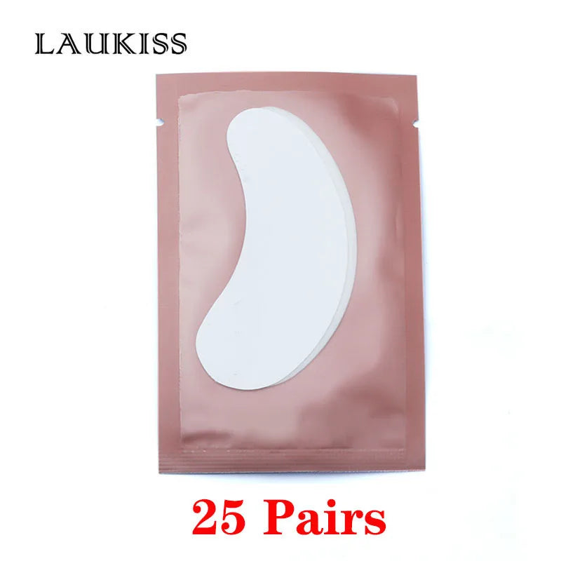 25/50/100Pairs Eye Patches Under Eyelash Pads for Building Paper Patches Lint Free Stickers for False Eyelashes LAUKISS