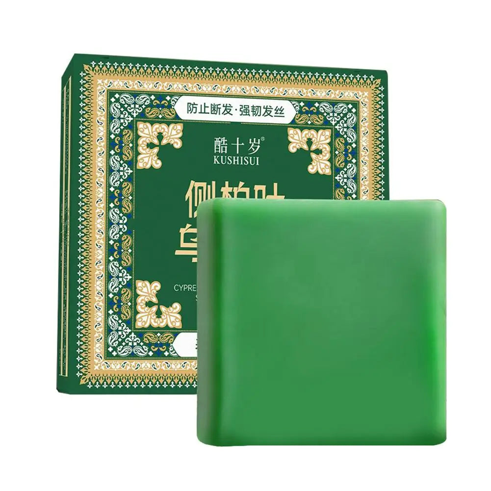 1/3/4Pcs Natural Herbal Shampoo Soap Usman Grass Handmade Soap Hair Nourishing, Oil Control, Strengthen Hair Root Solid Shampoo